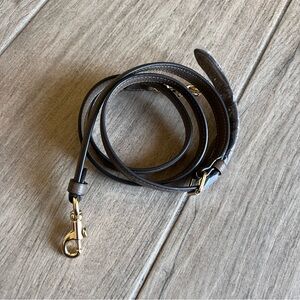 Coach Adjustable leather shoulder strap